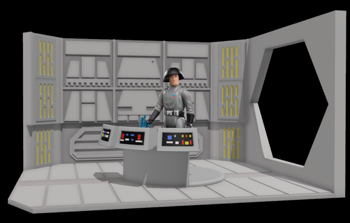 Star Wars Death Star Detention Block Diorama for 3.75 IN (1:18) FIGURE