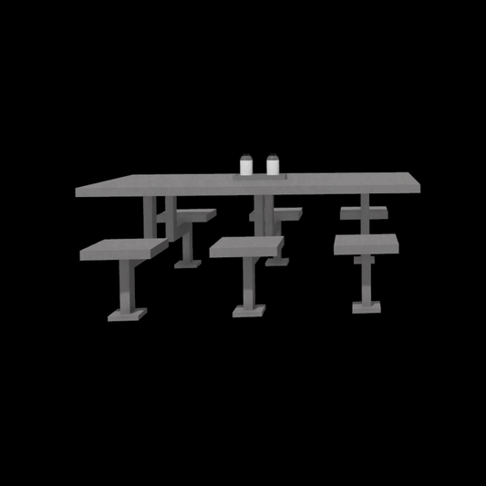 3D Printed imperial Mess Hall Tables (Morak) For 3.75" Star Wars figures