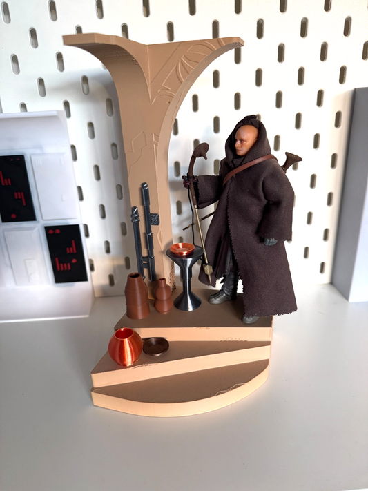 3D Printed Jabba Palace | Boba Fett Palace Doorway Dio for 3.75" Or 6" Figures