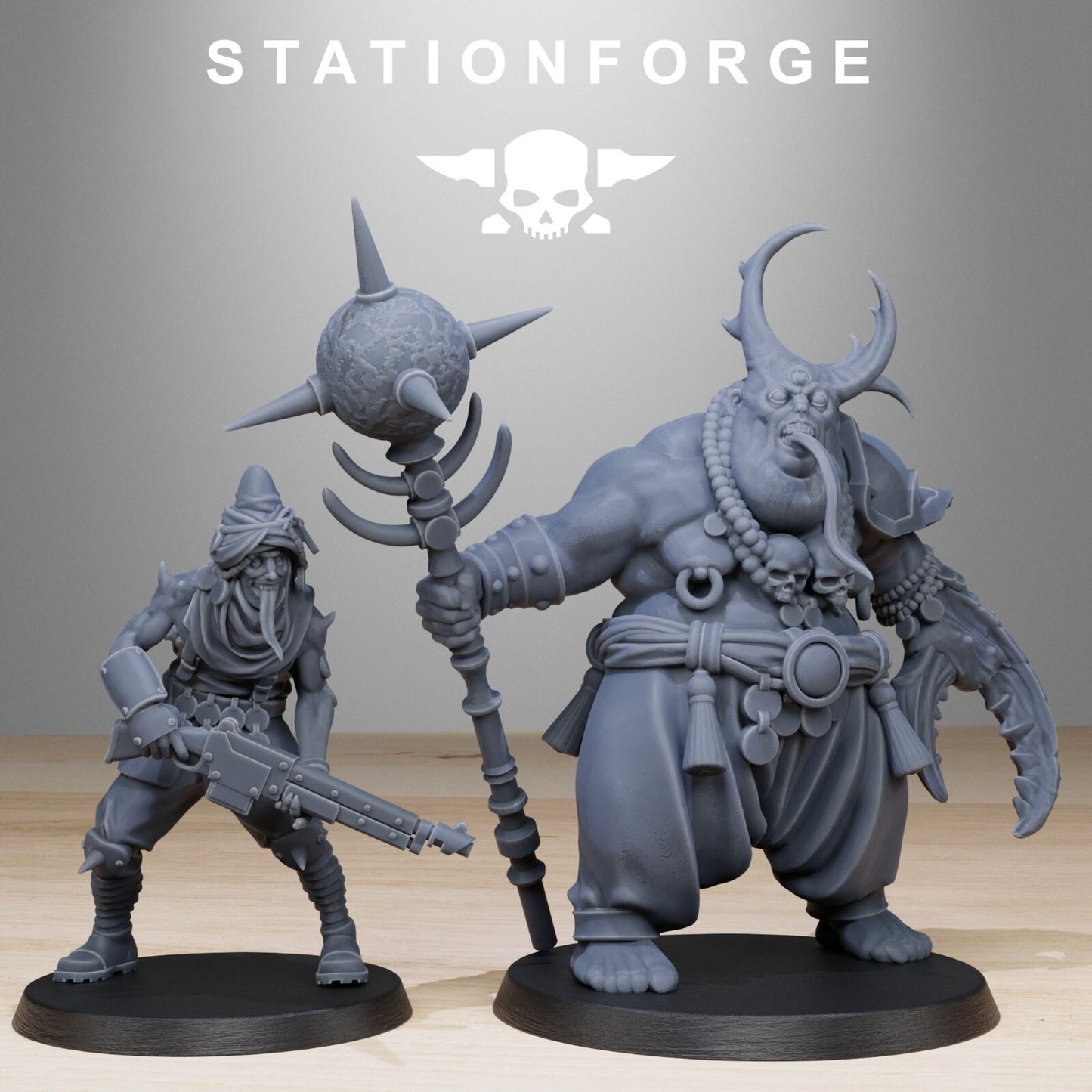 Corrupted Guard Lechers Miniatures - Station Forge Wargaming Figures