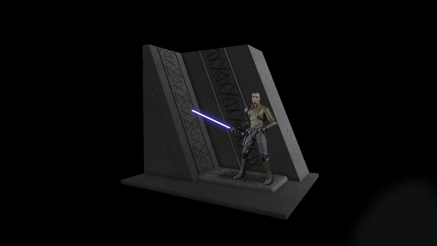 3D Printed Sith Temple Diorama for 3.75" and 6" Figures
