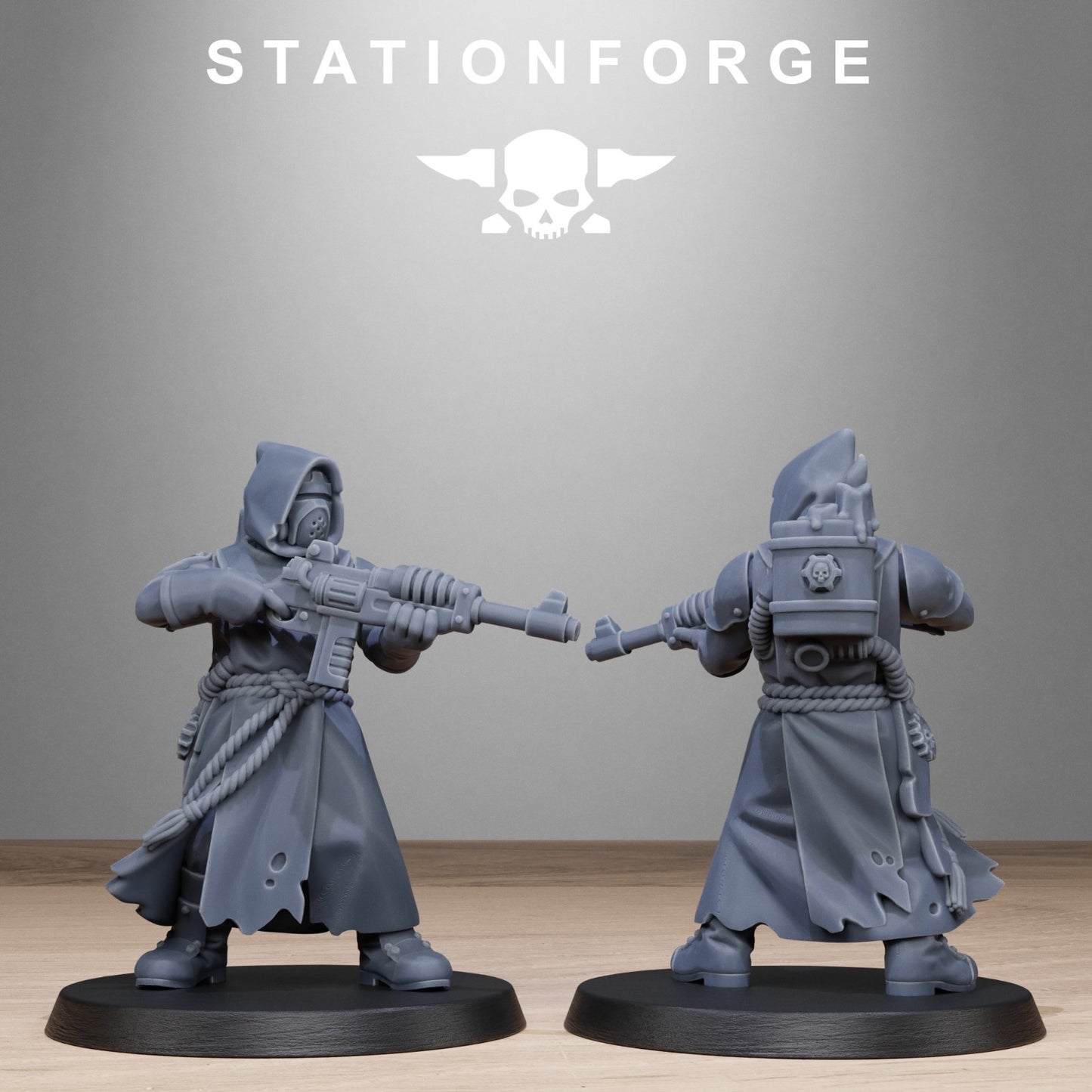 Scavenger Sanctum Infantry from Station Forge 32mm. FREE BASES & POST