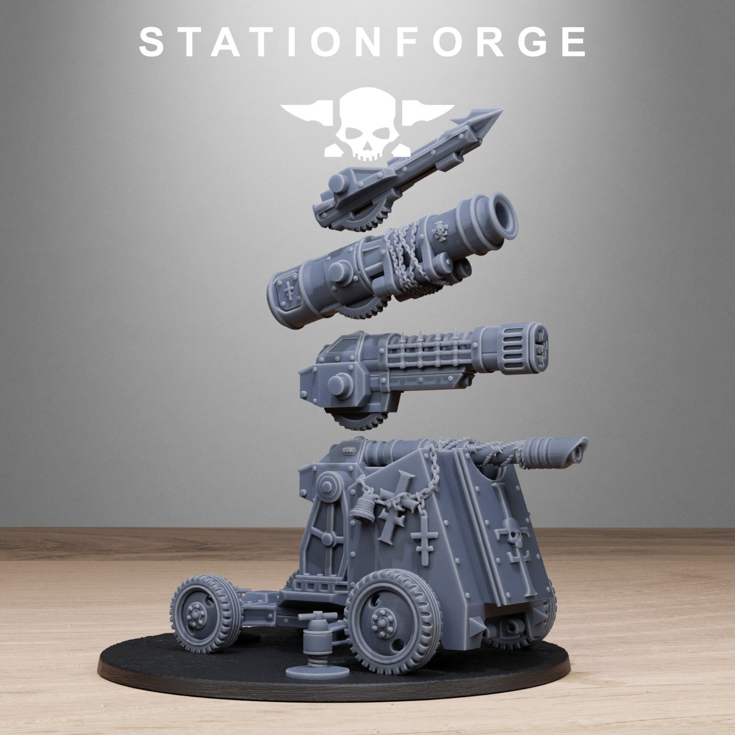 RoyalGuard light artillery from Station Forge 32mm. FREE BASE