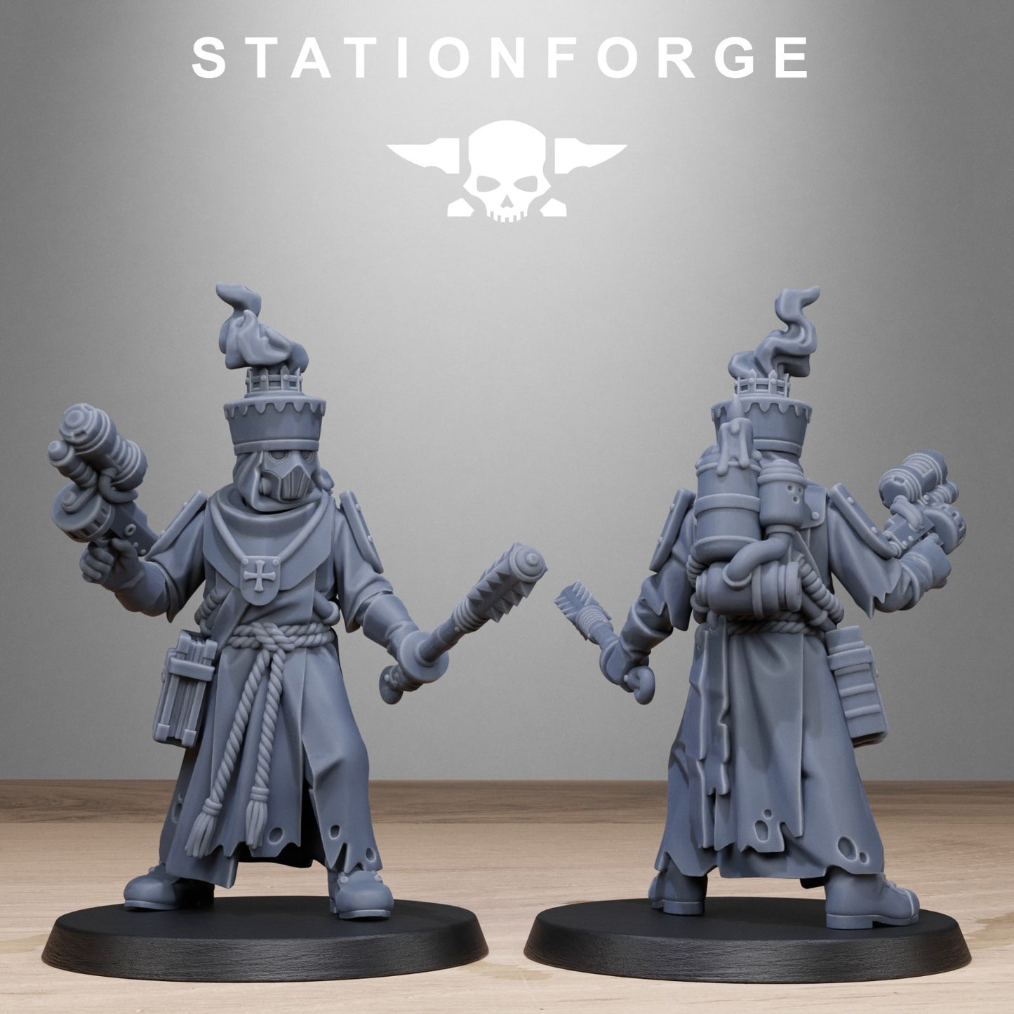 Scavenger Sanctum Infantry from Station Forge 32mm. FREE BASES & POST