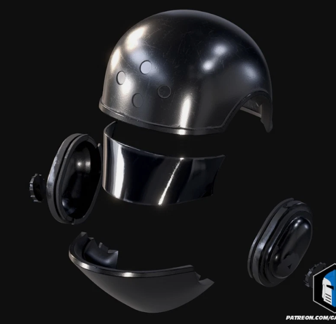 Star Wars Imperial Ground Crew Helmet 3D Printed RAW Unpainted helmet Kit