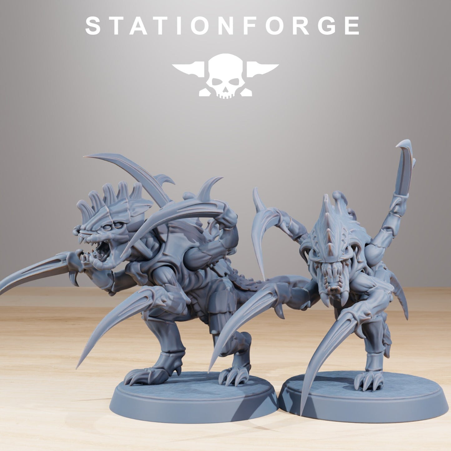 *NEW* Xenarid Infantry Melee Unit from Station Forge, Table top gaming, 40K.