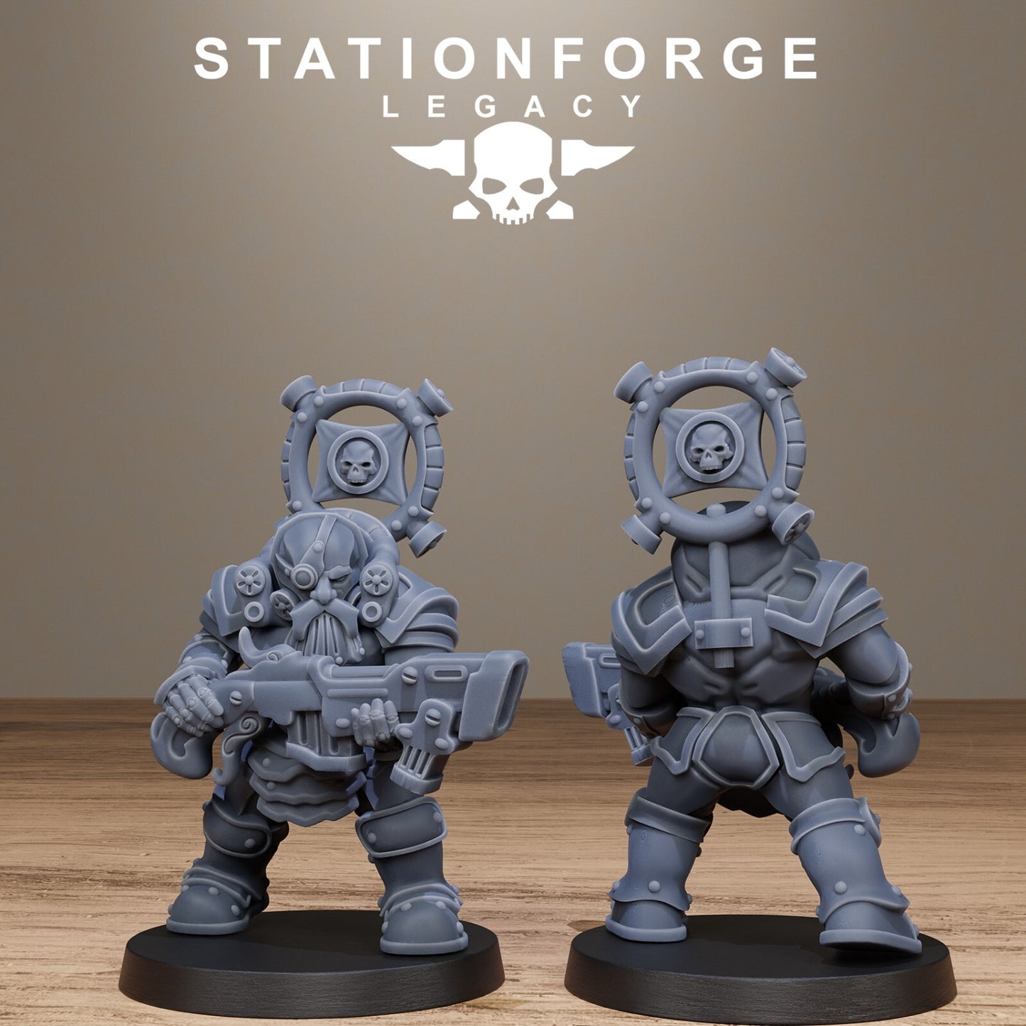 The IronVale Dwarven  Infantry from Station Forge Legacy | INC BASES | FREE POST