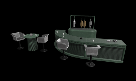Star Wars 3D Printed Adelphi Cantina Diorama For 6" Black Series Figures