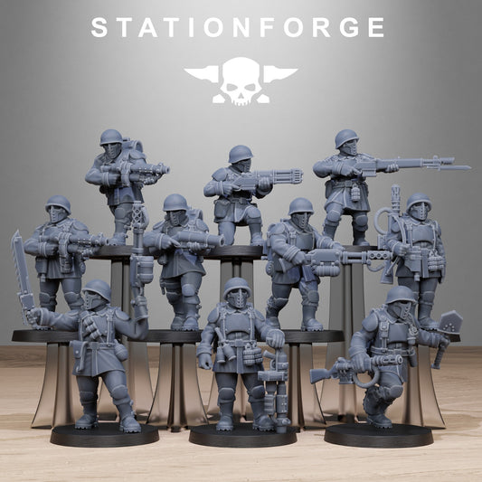 The FreeGuard Builder Kit from Station Forge 32mm. FREE BASES AND POST