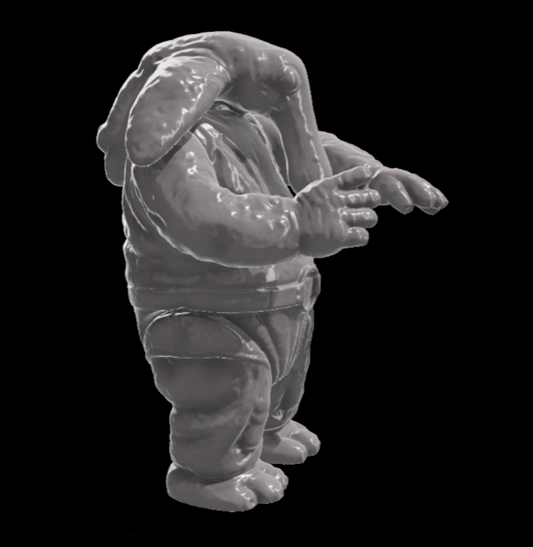 3D Printed Star Wars Max Rebo Figure 1999  (non-articulated) 3.75" or 6" Scale