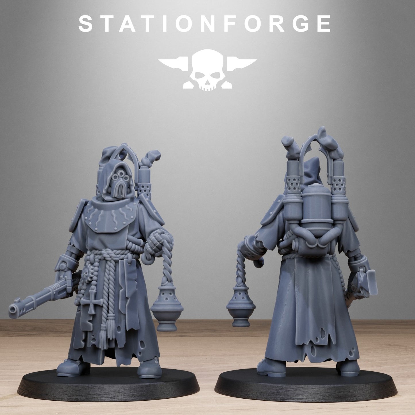 Scavenger Sanctum Infantry from Station Forge 32mm. FREE BASES & POST