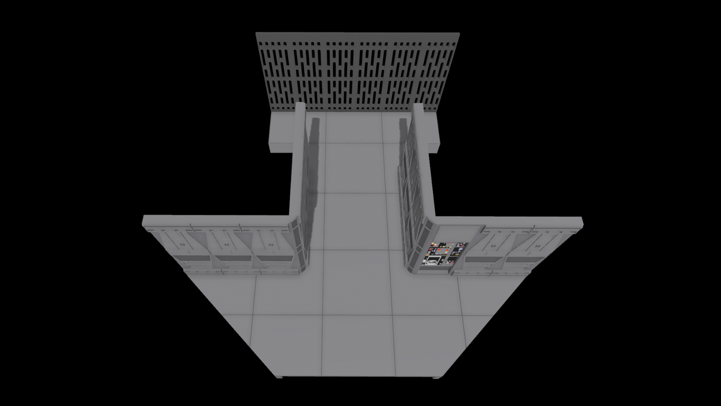 3D Printed Moff Gideon's Mandalore Headquaters for 3.75" & 6" Figures
