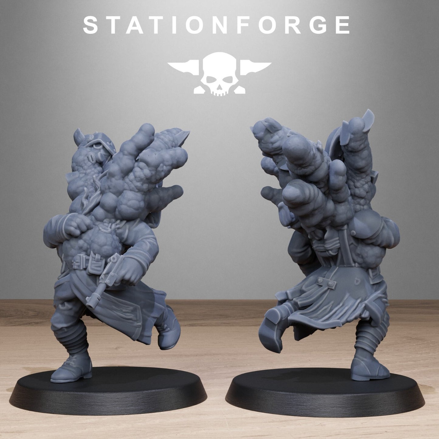 Grimguard Objective markers from Station forge, trench compatible