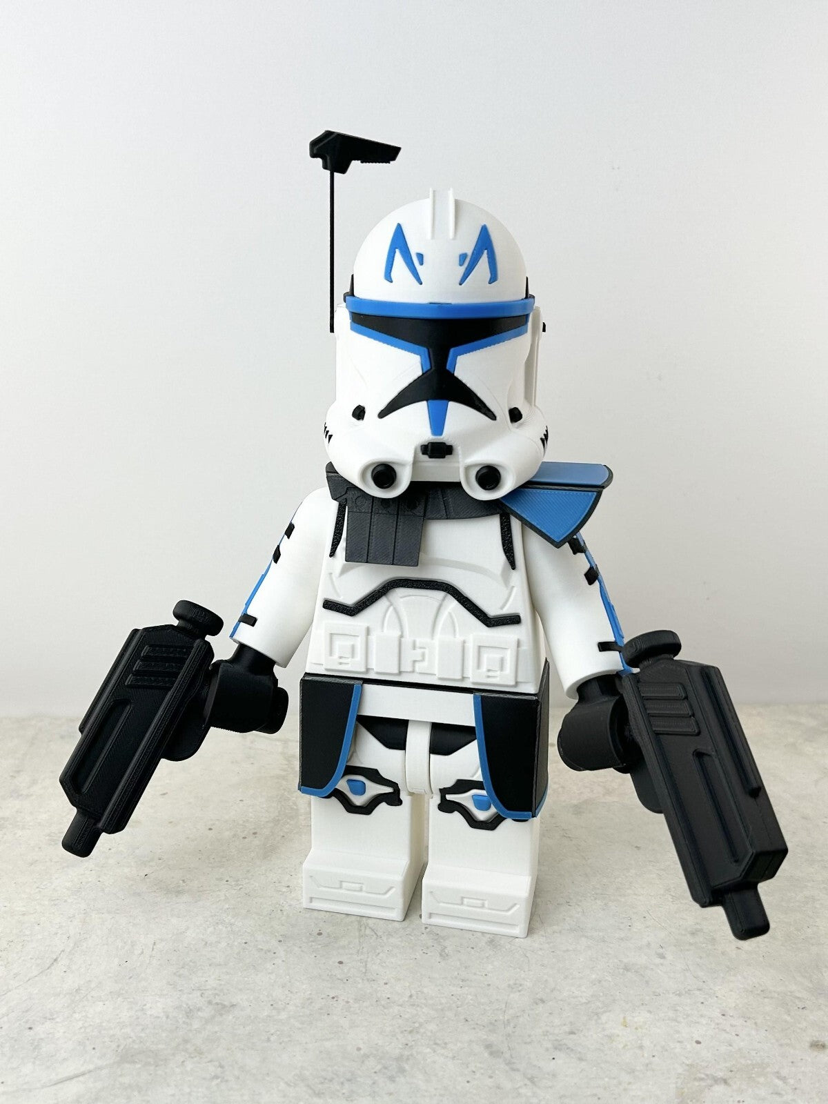 3D Printed. 9" Brick inspired Deluxe Captain Rex Figure