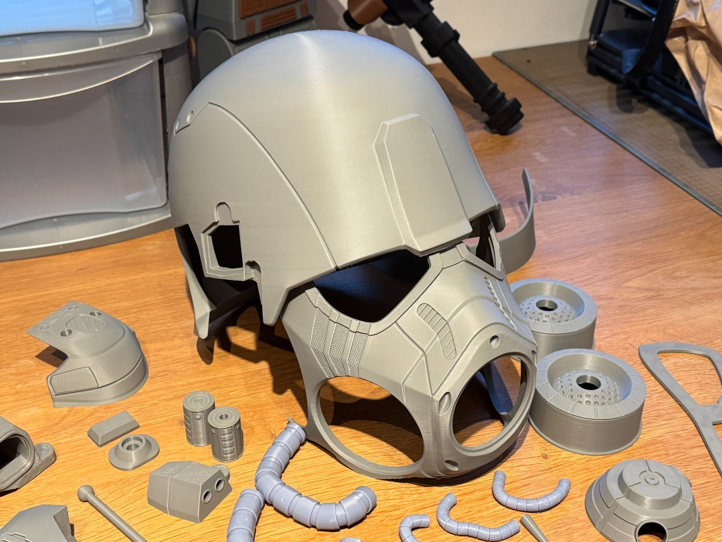 Fallout NCR Ranger Elite Helmet. 3D printed raw