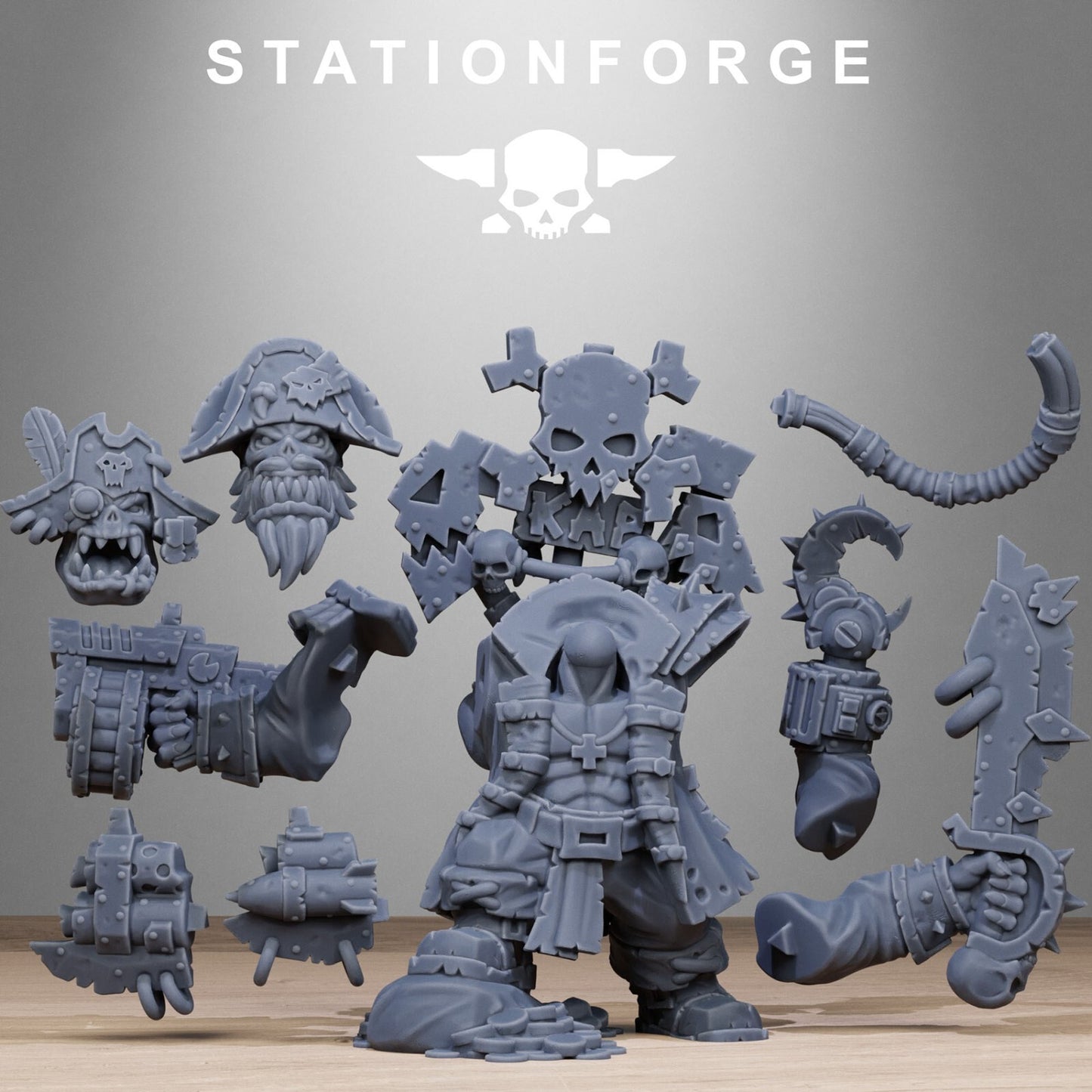 Orkaz Pirate from Station Forge INC BASE, FREE POST, ALL OPTIONS
