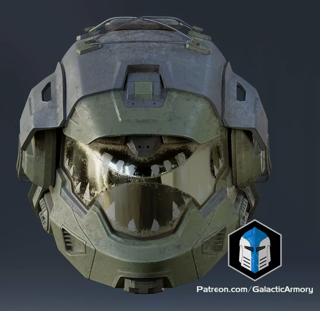 Halo Artaius Spartan Helmet - 3D Printed Kit