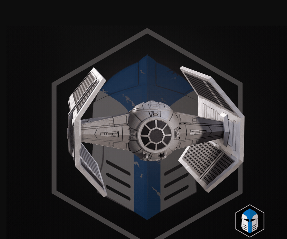 3d printed - STAR WARS  Advanced Tie Fighter  - kit card - 1/60th