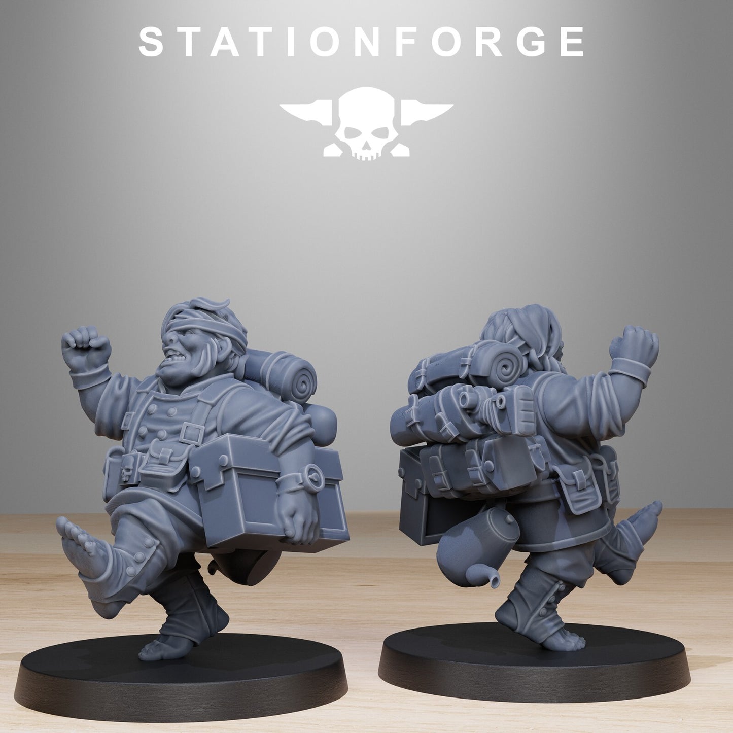 The GrimGuard Skulldart Trappers from Station Forge 32mm
