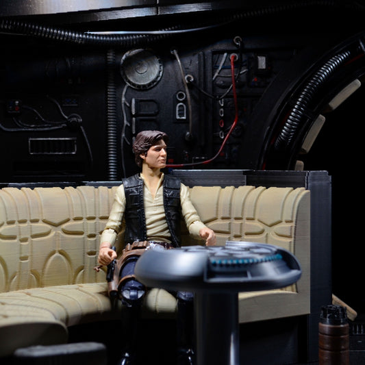 Star Wars 3D Printed Millennium Falcon Interior Diorama for 6" figures