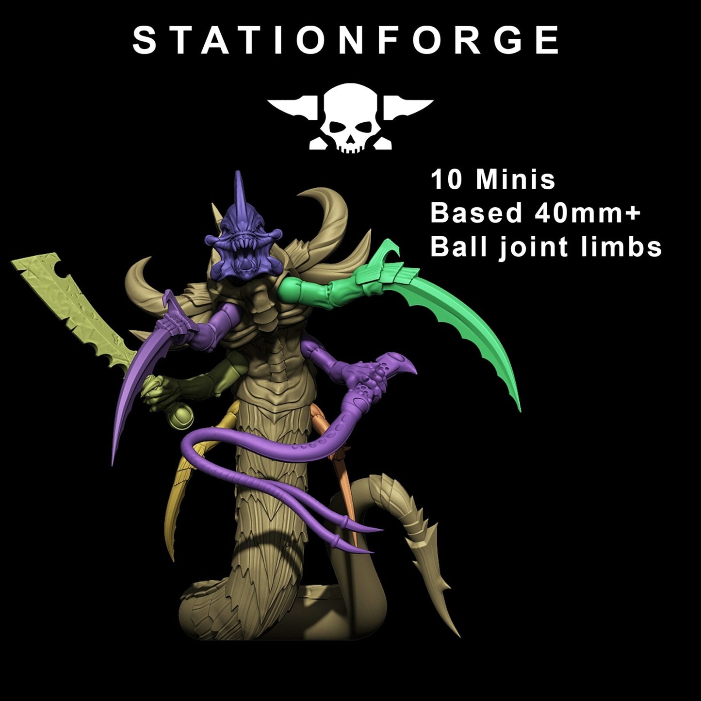Xenarid Serpents from Station Forge