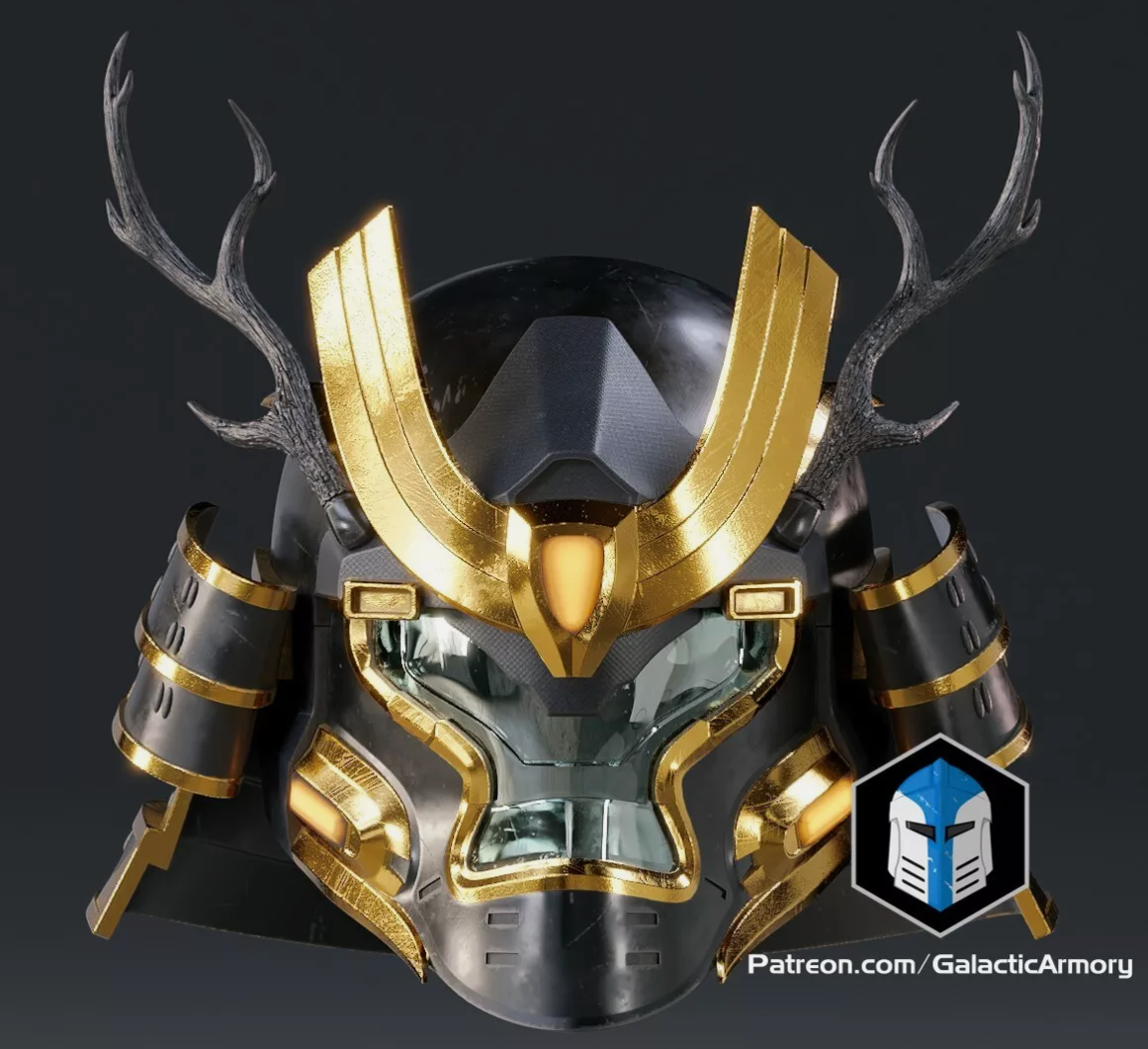 Halo Kabuto Helmet - 3D Printed Kit