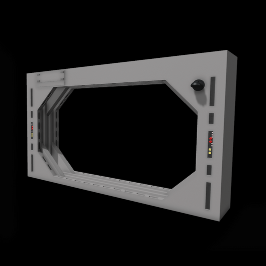 3D Printed Death Star Blast Door 1 Large for 3.75",6" and 12" Figures