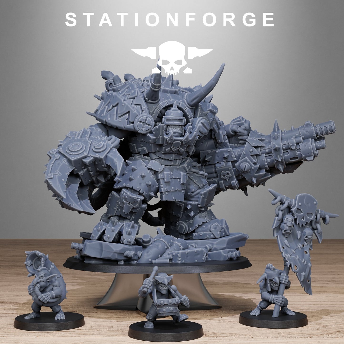 Orkaz Grand Nutta 3.0, Orc Boss from Station Forge Inc bases