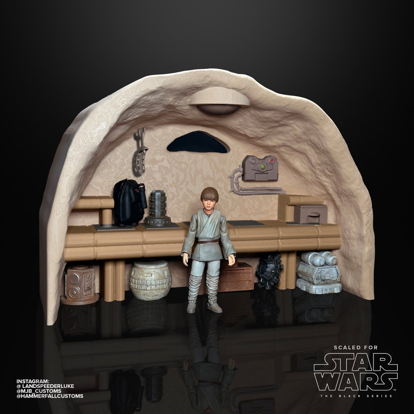 Anakin’s Workshop Diorama – 1/12 Scale for Star Wars Black Series
