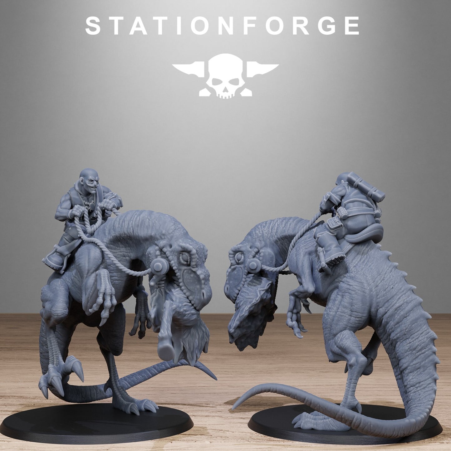 GrimGuard Jungle Raptors from Station Forge 32mm. INC BASES + FREE POST