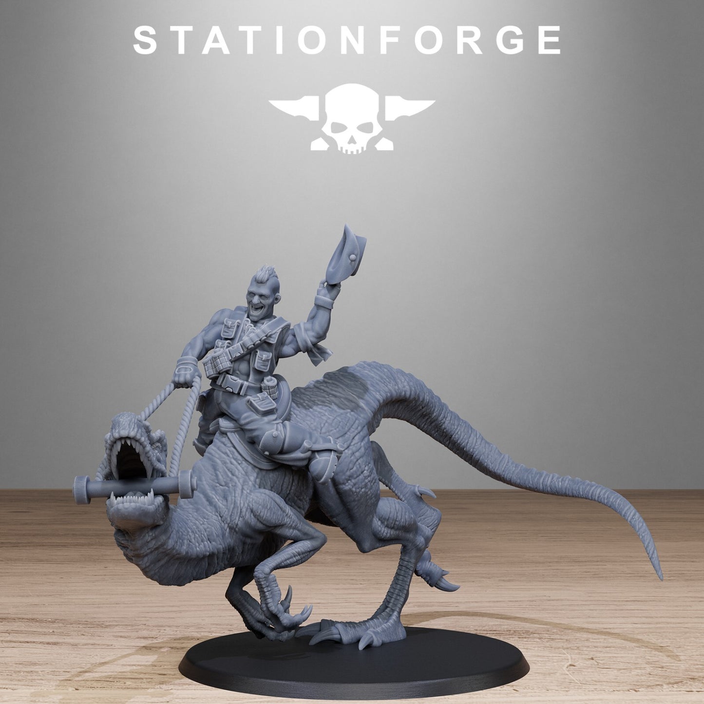 GrimGuard Jungle Raptors from Station Forge 32mm. INC BASES + FREE POST