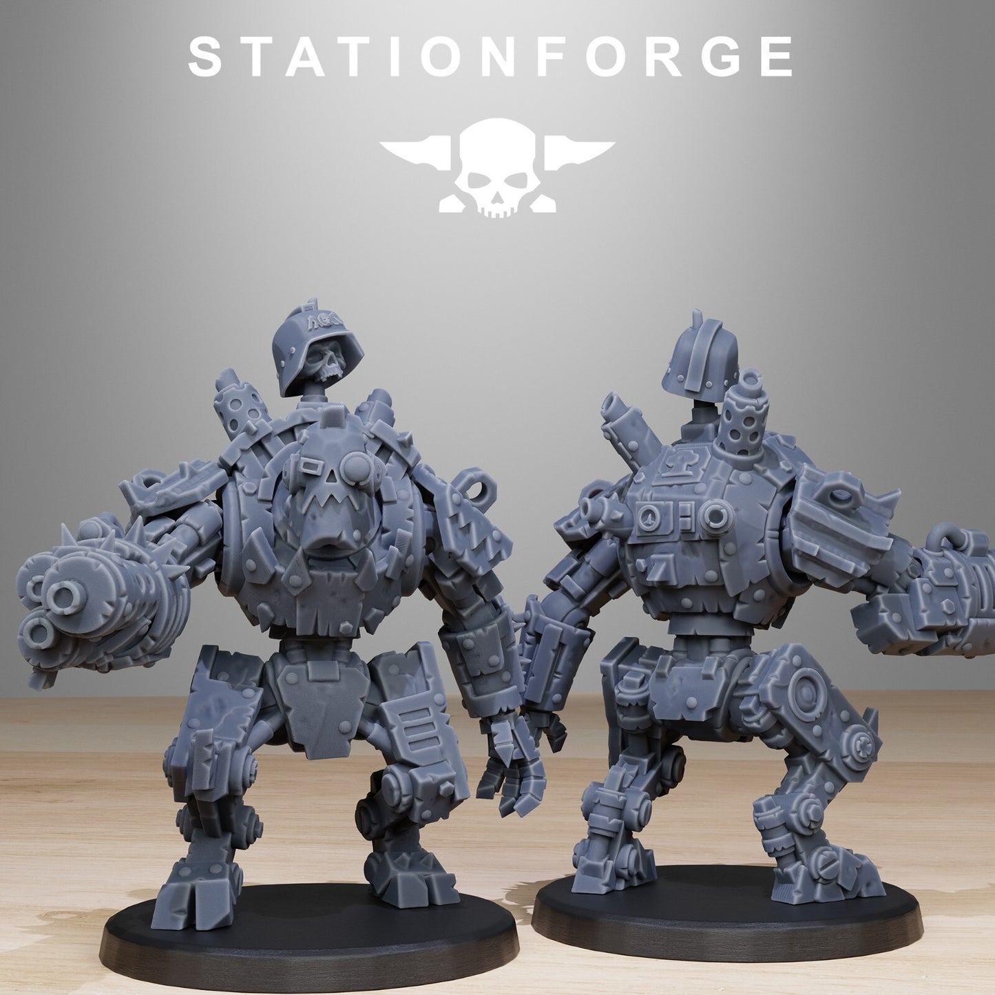 Orkaz Bots Infantry Miniatures - Station Forge