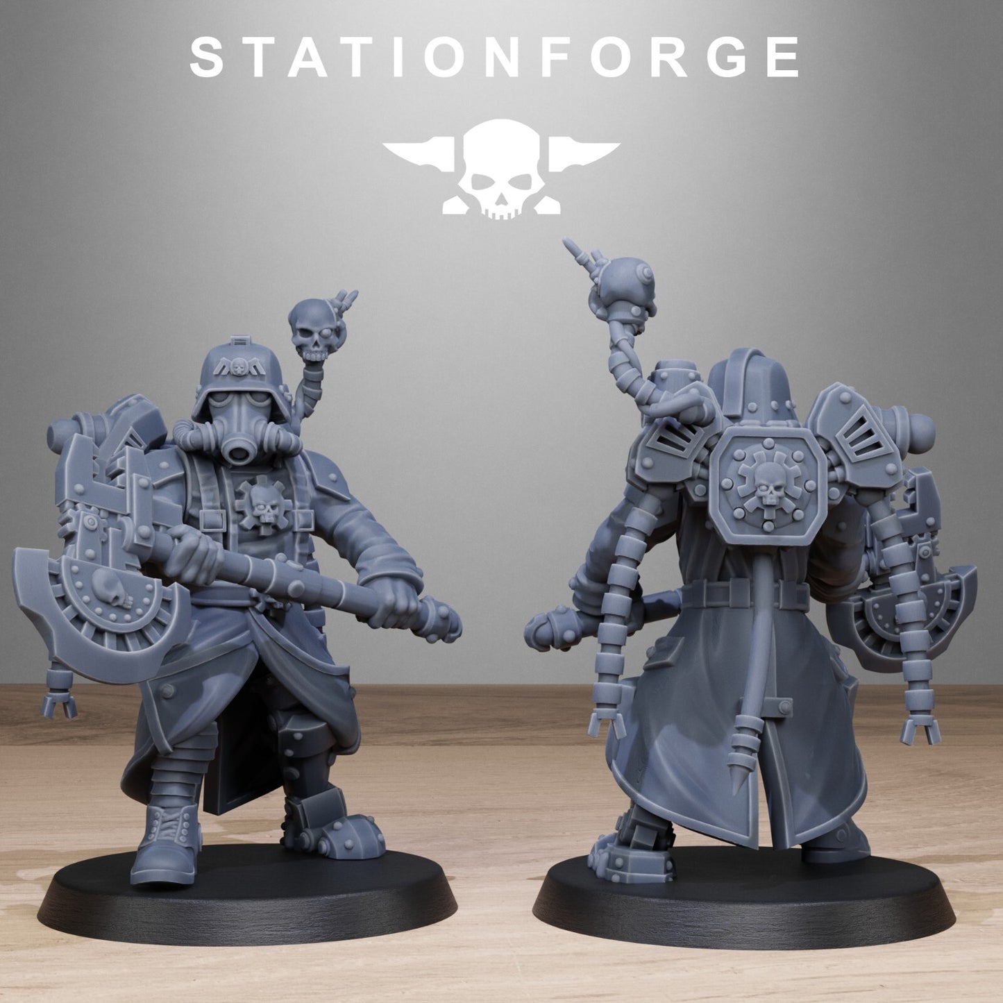 The GrimGuard Tech Engineers from Station Forge 32mm. INC BASES + FREE POST