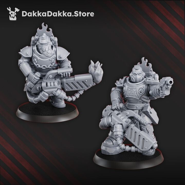 Ignisaurus Clan Team Ignitium (x10) From DakkaDakka Including Bases 28mm