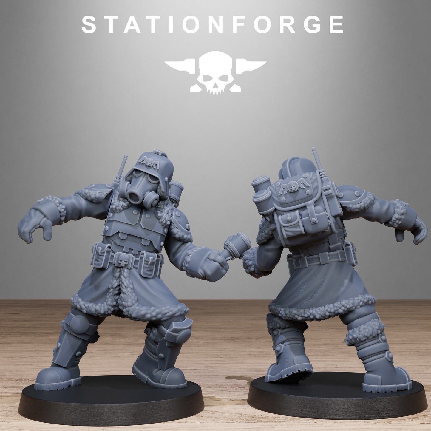 GrimGuard Frostwatch Patrol - Station Forge Wargaming Figures Inc Bases