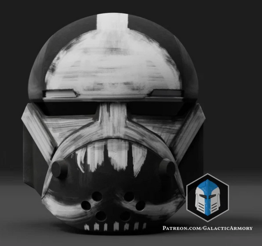 Star Wars Bad Batch Wrecker Helmet 3D Printed RAW Kit