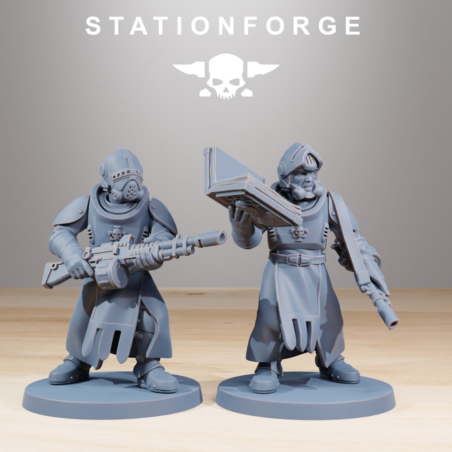 Royal Guard Templars Miniatures from Station Forge Inc Bases