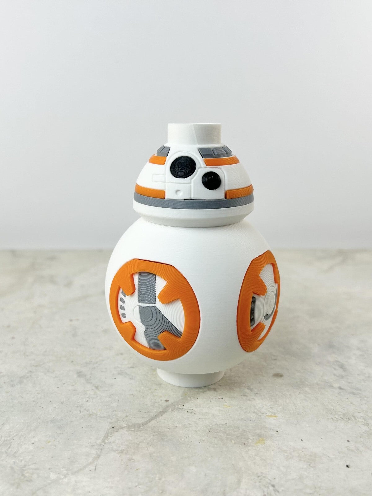 3D Printed. 9" Brick inspired Star Wars  BB8 Droid