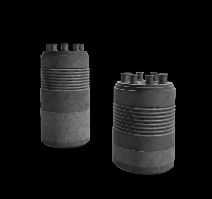 3D Printed Jabbas entrance barrels for 3.75"  and 6" Star Wars figures