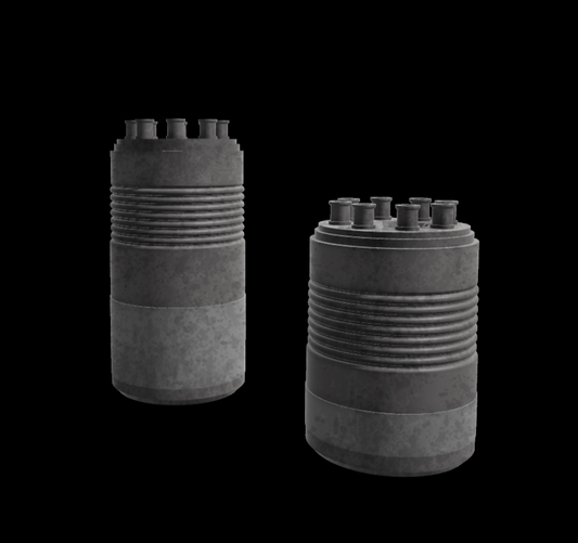 3D Printed Jabbas entrance barrels for 3.75"  and 6" Star Wars figures