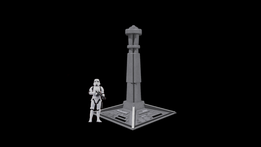 3D Printed Death Star Docking Bay 327 Column For 3.75" & 6" Star Wars Figures