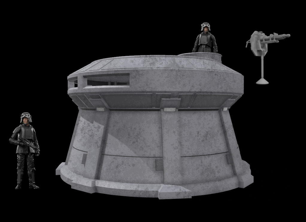 Star Wars Imperial Bunker (Aldhani) Diorama FOR 3.75 IN (1:18) FIGURE
