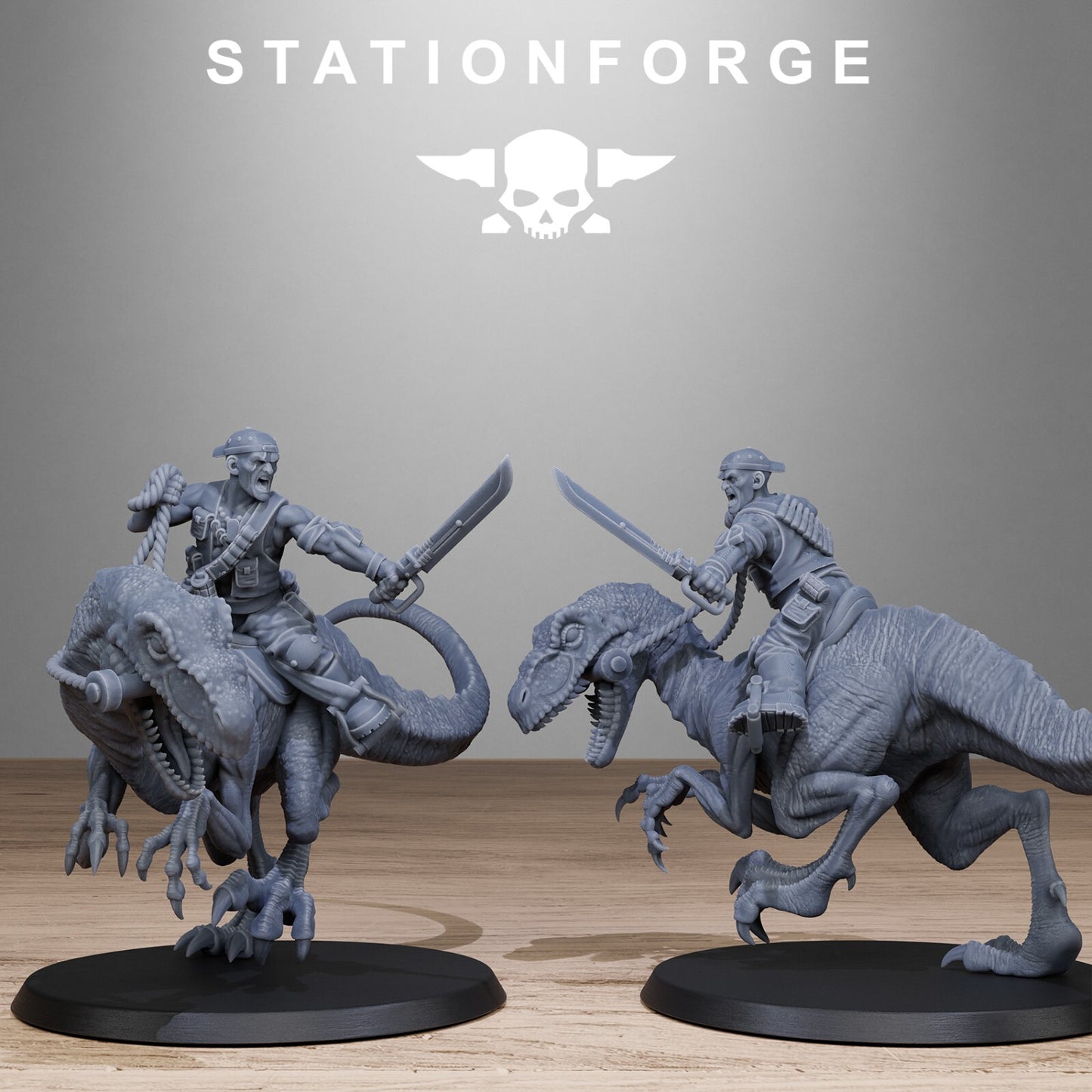 GrimGuard Jungle Raptors from Station Forge 32mm. INC BASES + FREE POST