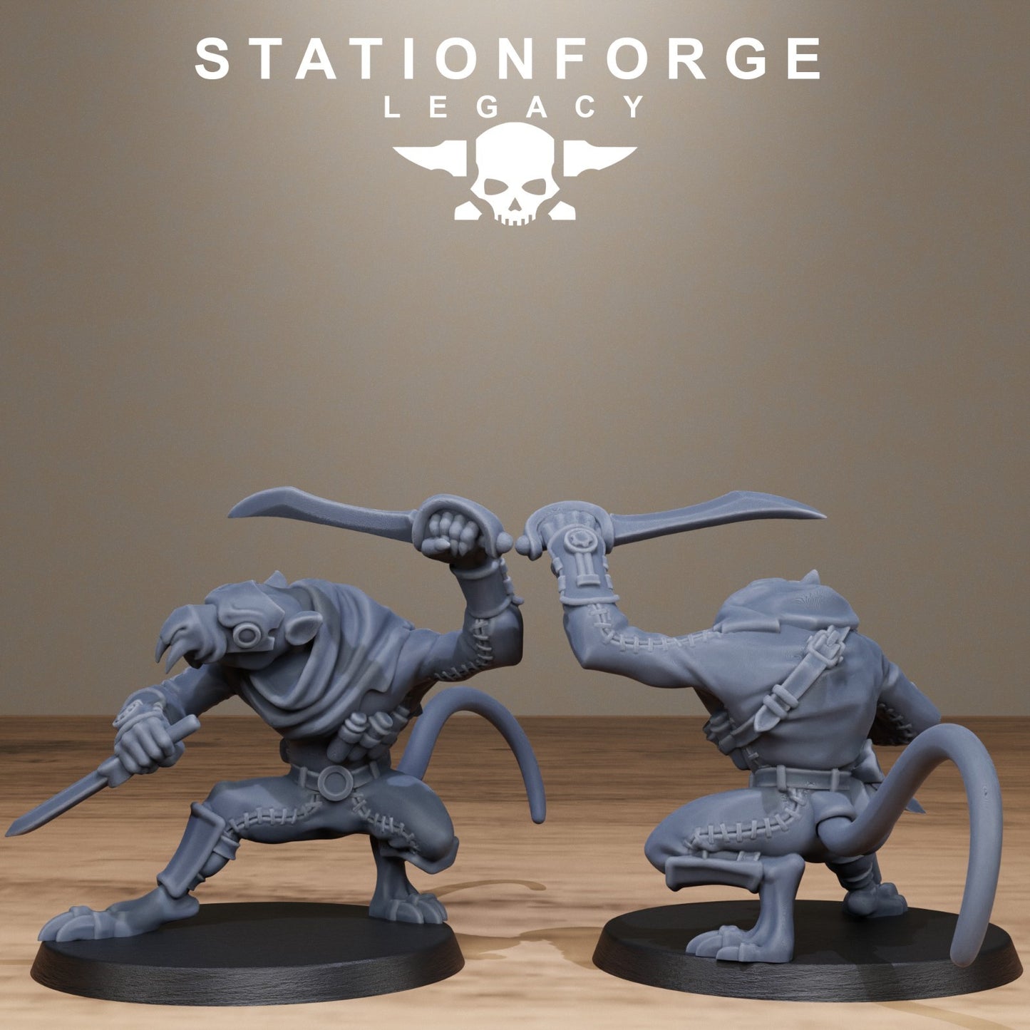Rotfang Assassins from Station Forge Legacy 32mm. FREE BASES & POST