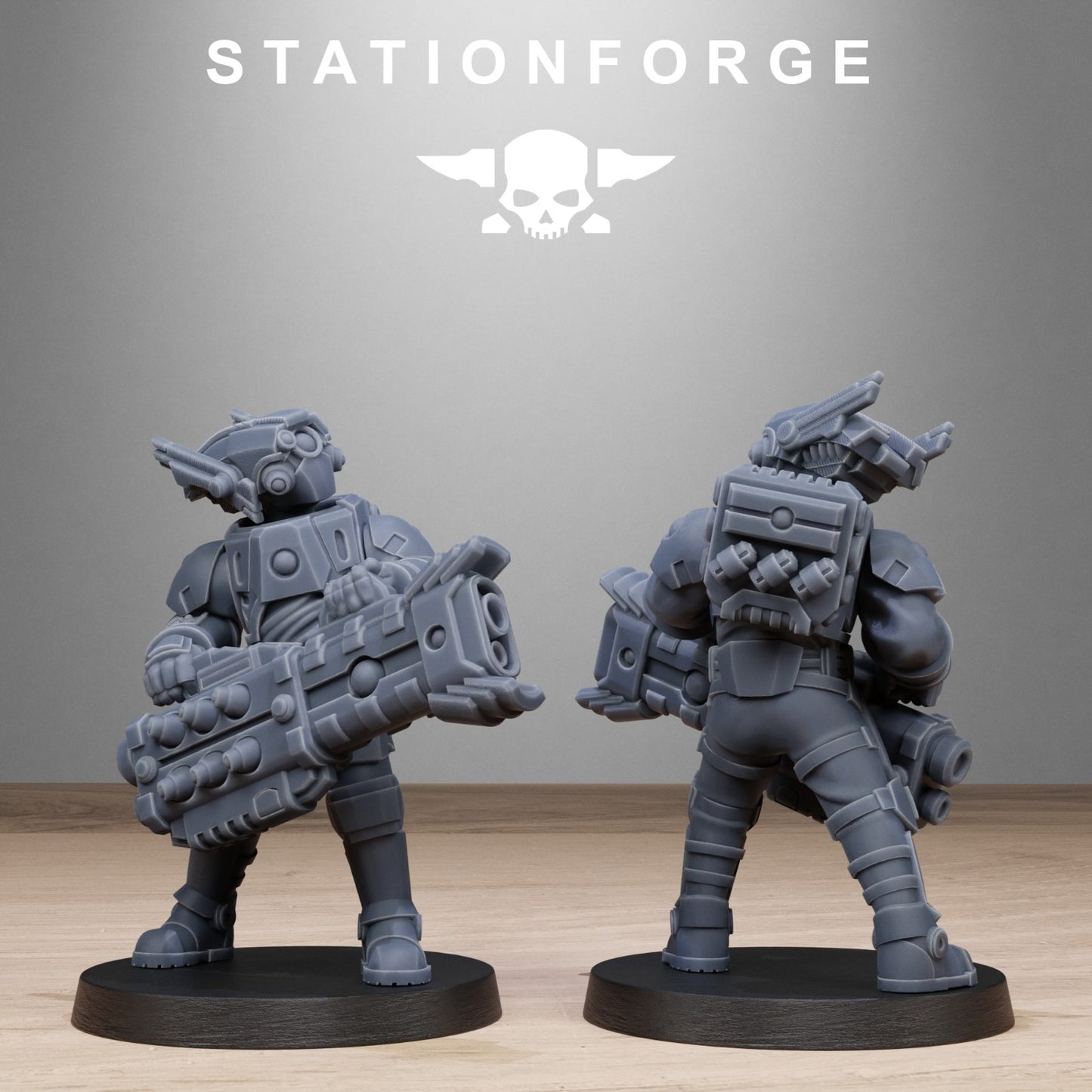 Tarion heavy infantry from Station Forge 32mm. FREE BASE