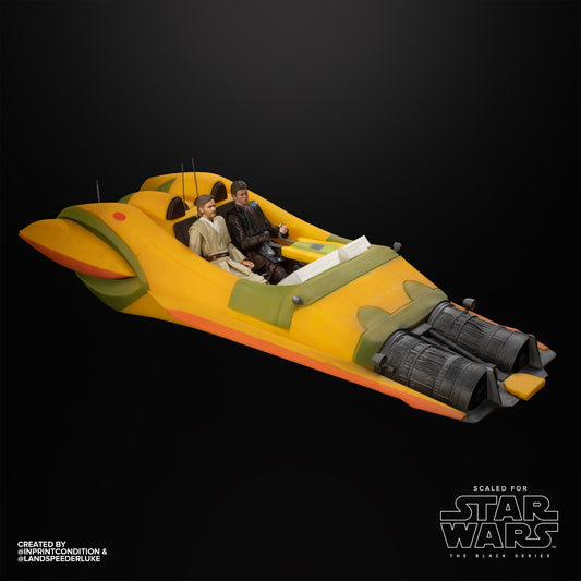 3D Printed Anakin's Speeder for 3.75" and 6" Scale Star Wars Action Figure