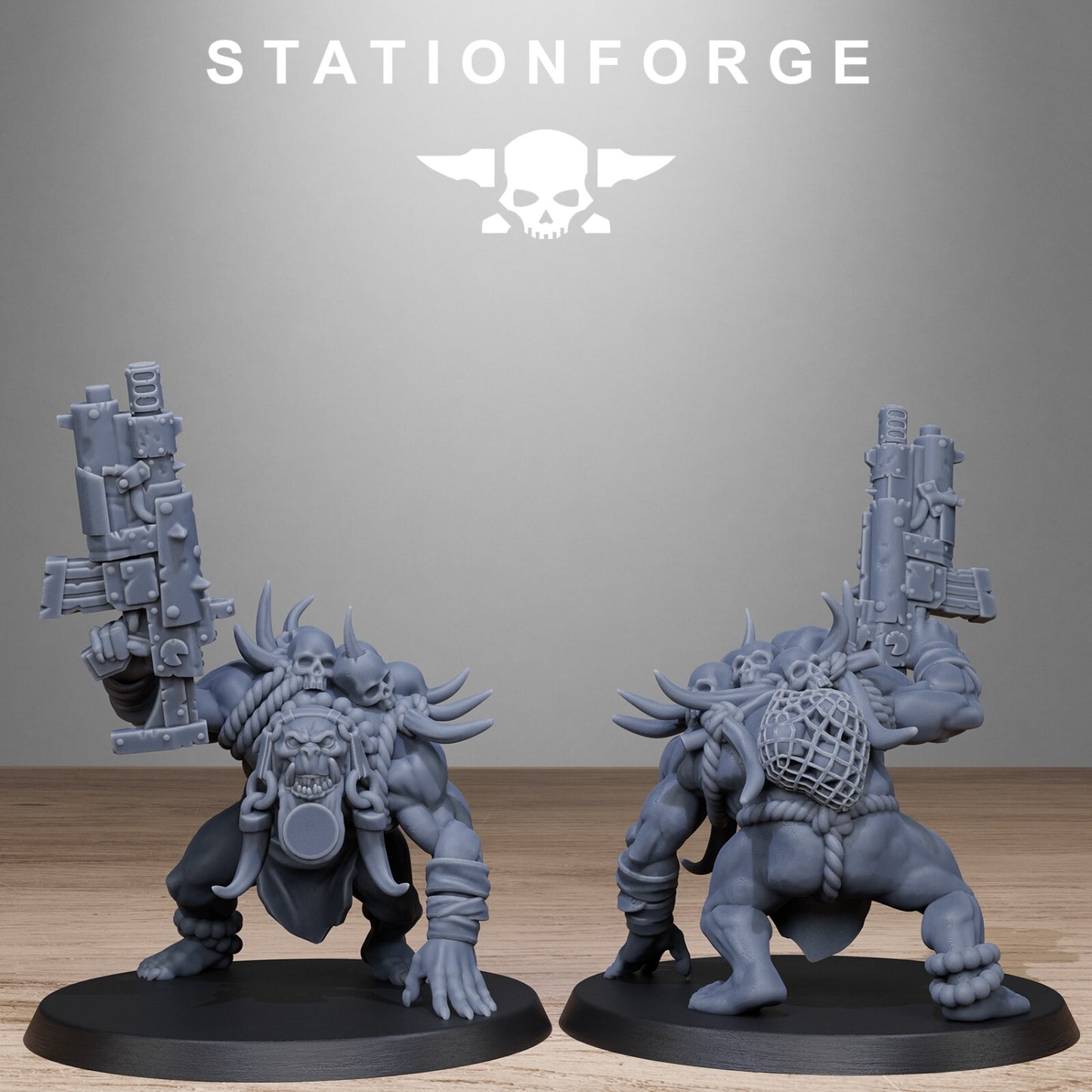 The Orkaz Tribal Infantry from Station Forge 32mm INC BASES + FREE POST
