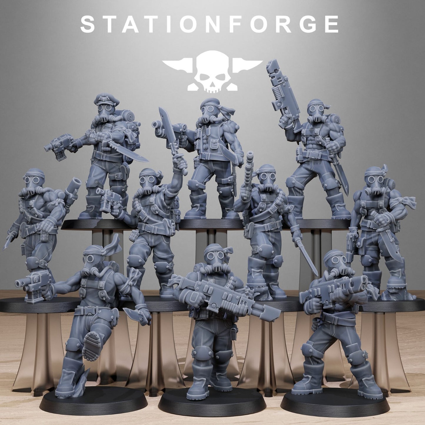 GrimGuard Jungle Fighters INC BASES + FREE POST