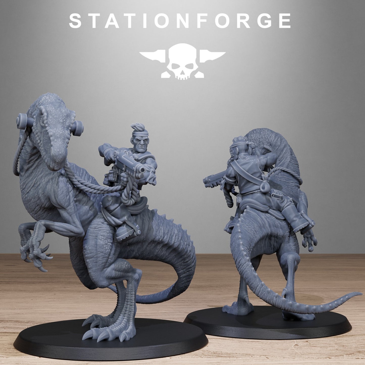 GrimGuard Jungle Raptors from Station Forge 32mm. INC BASES + FREE POST