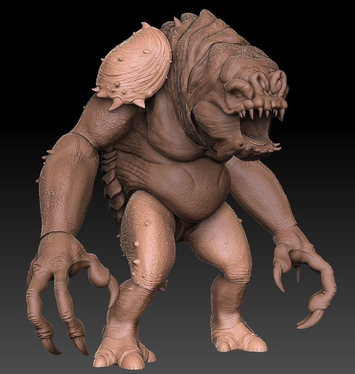 Star Wars 3D printed RANCOR Action Figure for 3.75"  & 6"  Star Wars figure